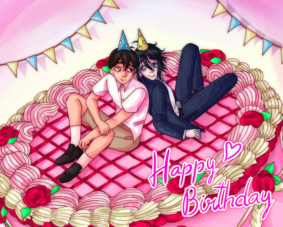 regular style fullbodies (2) w/ complex bg